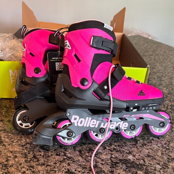 Rollerblade Kids' Pink and Black Skates - Picture 1 of 16